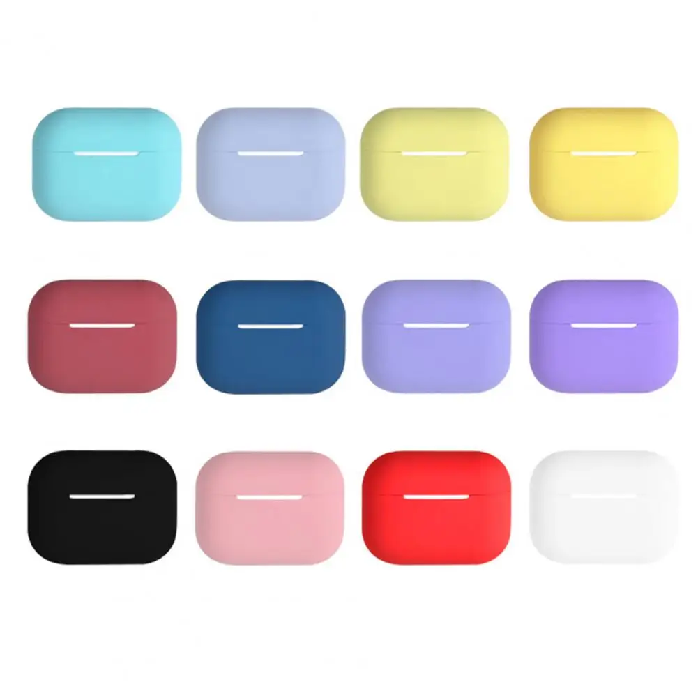

Anti-falling Wear-resistant Solid Color Earphone Storage Pouch for AirPods Pro
