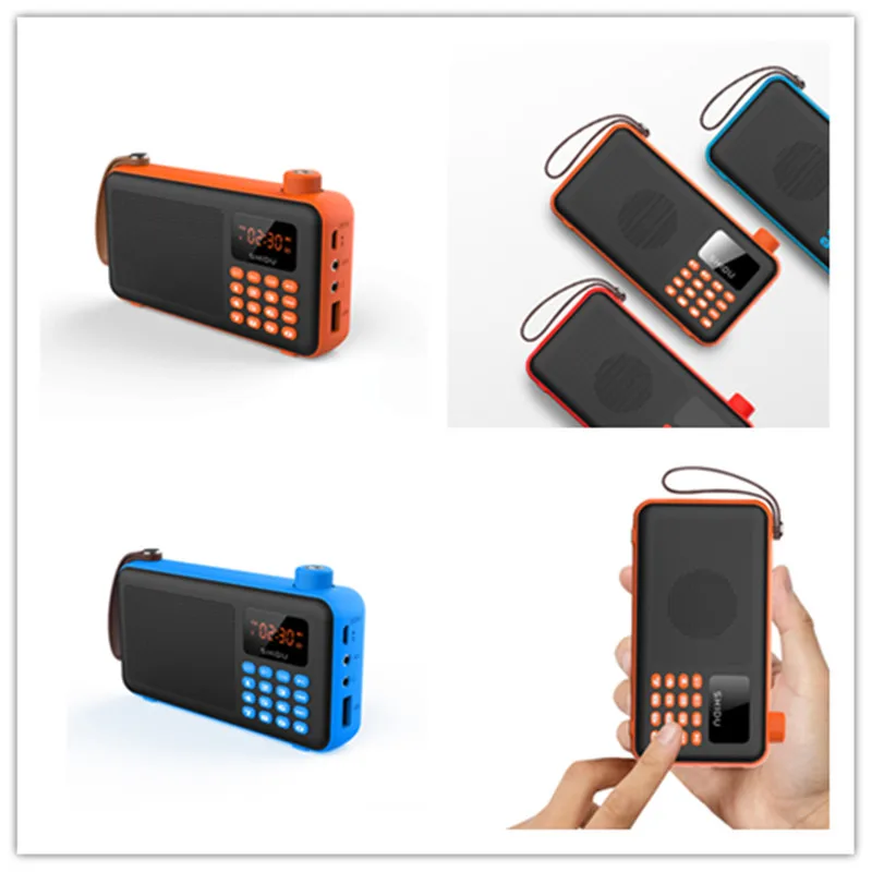 Радио FM высокое качество мини динамик стерео Bluetooth цифровой fm радио