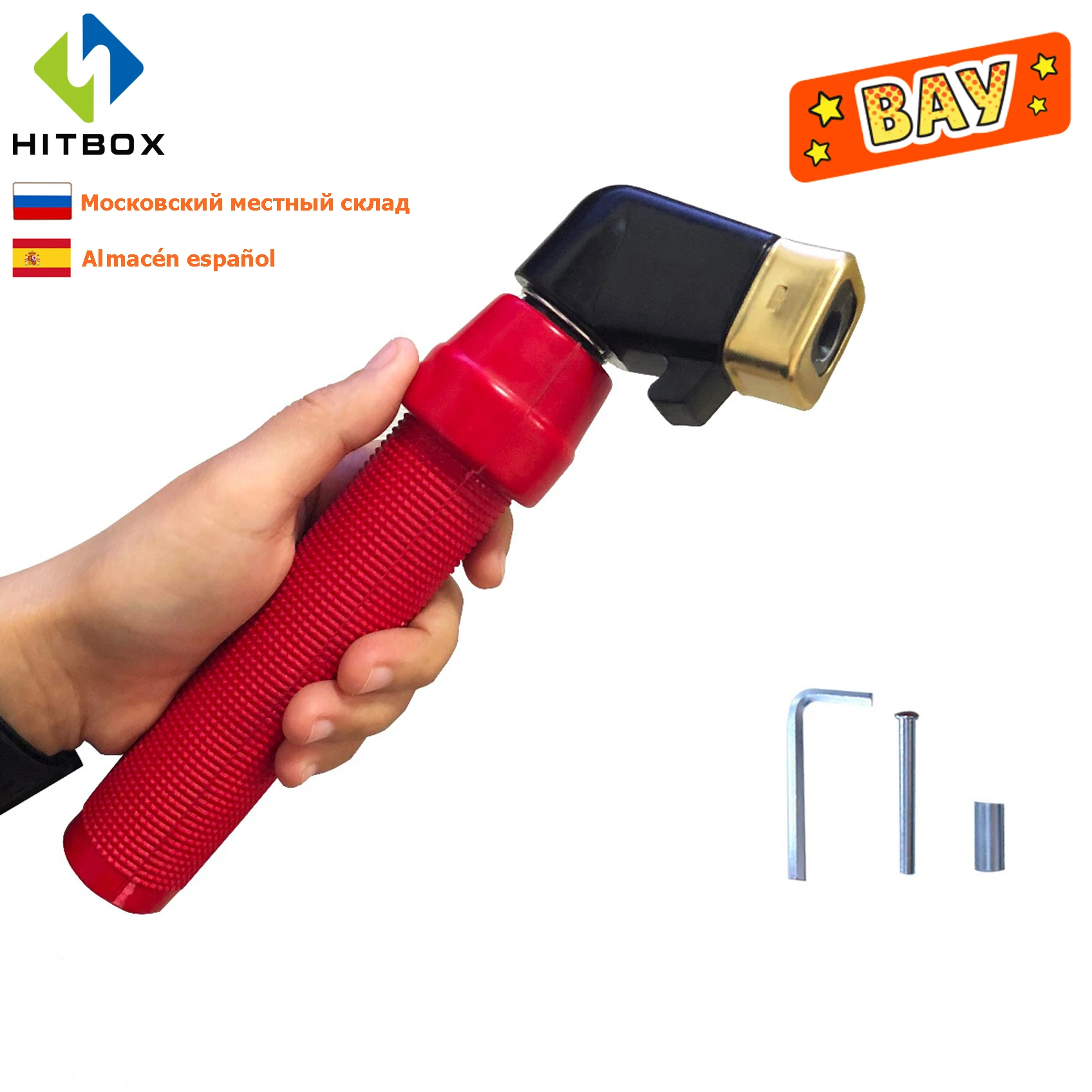 

HITBOX 400A Electrode Holder Welding Holder Arc Welding Electrode Holder 400A UK Twist Type Strong Holder