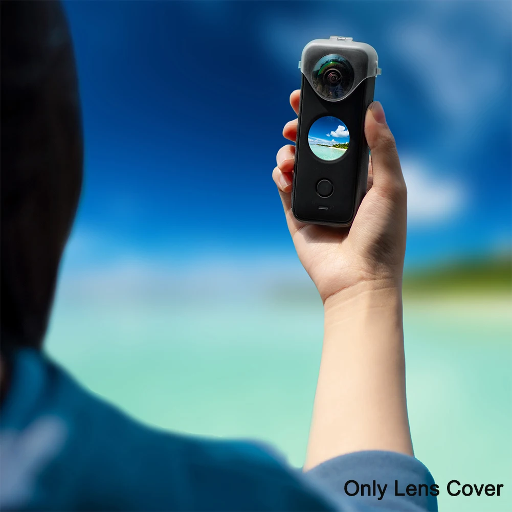 

Sleeve Professional Lens Cover Buckle Design Wear Resistant Detachable Camera Protective Anti Drop Clear Cap For Insta360 One X2