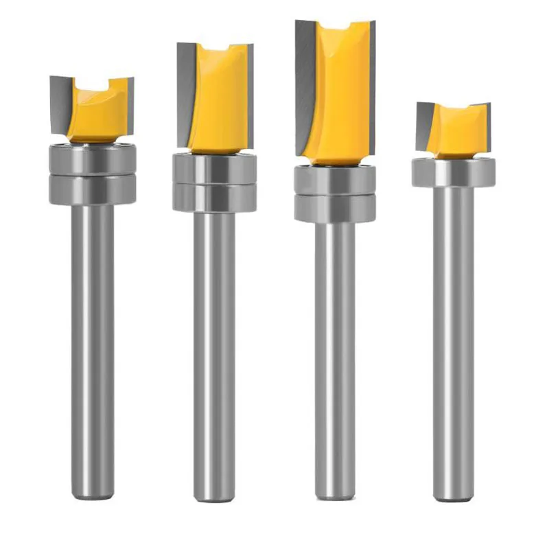 1 шт. 6 мм шаблон хвостовика обшивки шарнирная обшивка фрезерный бит прямая