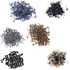 100 шт.пакет DIY игрушки куклы глаза черный Пластик Безопасность глаза куклы кукла с шайбами, плюшевые игрушки, аксессуары для глаз