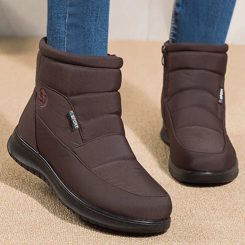 Женские ботинки новинка 2022 зимняя обувь для женщин зимние на низком каблуке