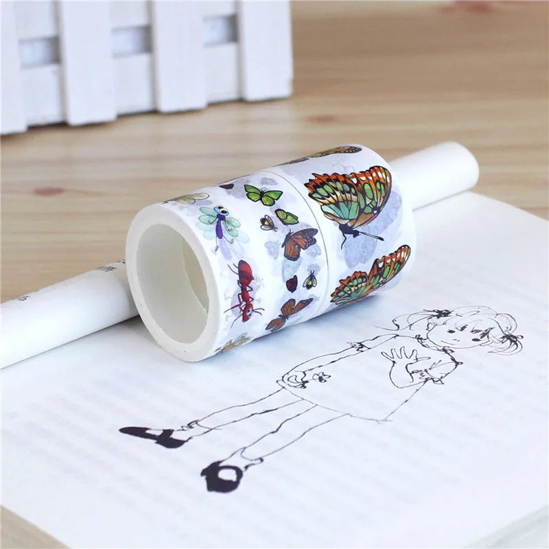 

Cute Animal BUTTERFLY Scrapbooking Washi tape for DIY Student Christmas gift stationary office supplies