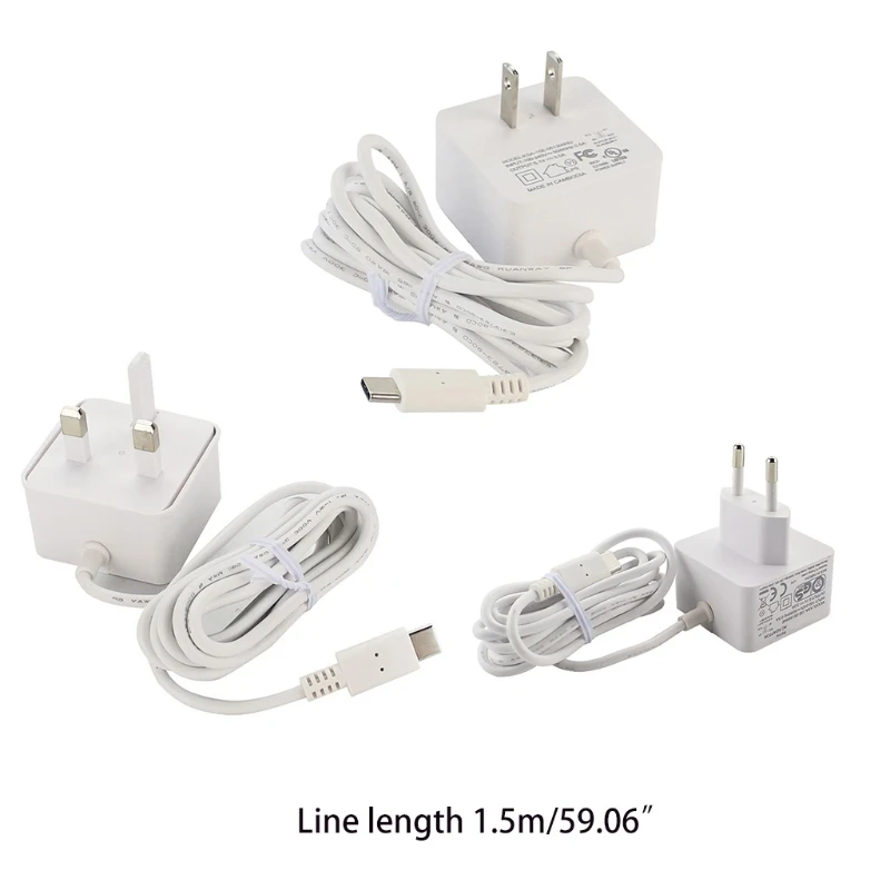 

2021 New Raspberry Pi 4th Typ-C Power USB Hub Splitter Portable Micro USB Rapid Cord