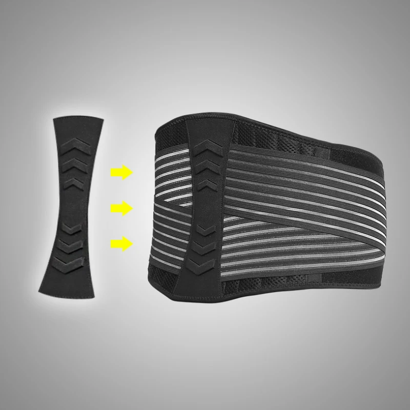 Унисекс поддержка ремень для защиты талии задний компрессионные пружины