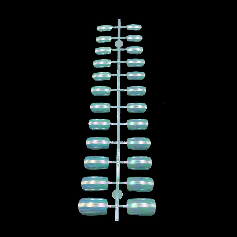 FQAB1 Fingerqueen 24 шт короткие накладные ногти полное покрытие поддельные ногти ABS Искусственные Советы украшения для дизайна ногтей женские косметические средства для ногтей удлинитель - Цвет: FQAB1