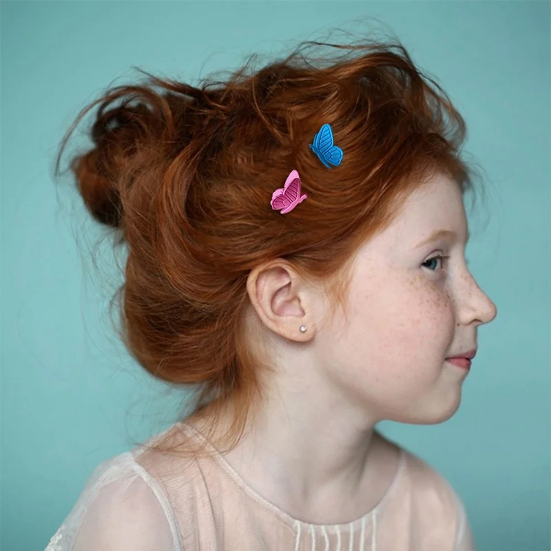

20Pcs Butterfly Hair Clips Claw Barrettes Mixed Color Mini Jaw Clip Hairpin Headdress Accessories Beauty Styling Tools