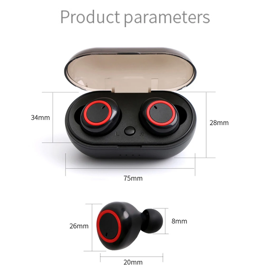 Беспроводные Bluetooth 5 0 наушники TWS HD стерео беспроводные с шумоподавлением игровая