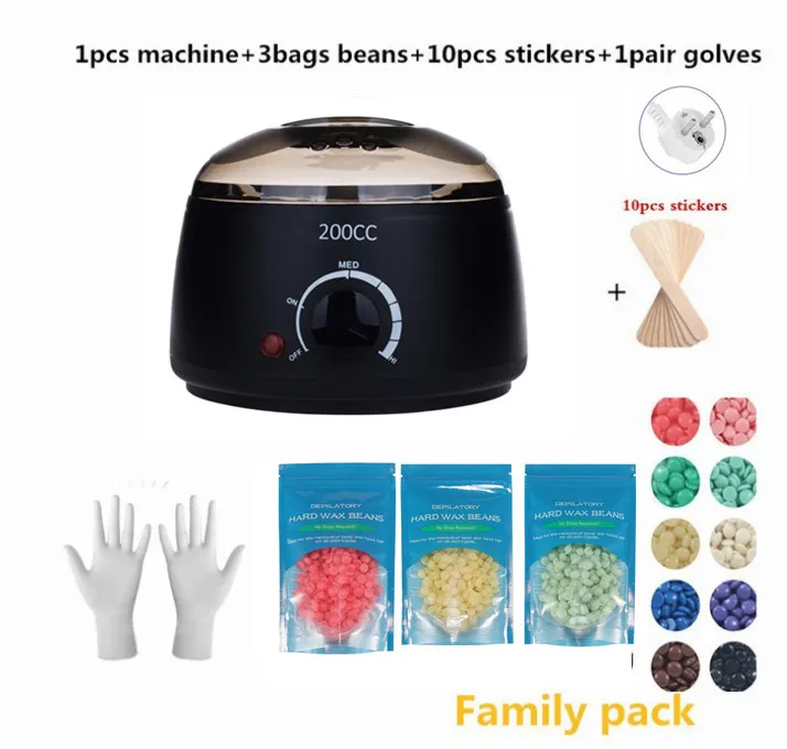 

Dropshipping Paraffin Wax Warmer 200cc mini Wax Heater Feet SPA Hand Machine Body Depilatory Hair Removal Tool