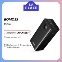 romoss pea60 power bank 60000mah scp pd qc 3 0 quick charge powerbank 60000 mah external battery charger for huawei iphone