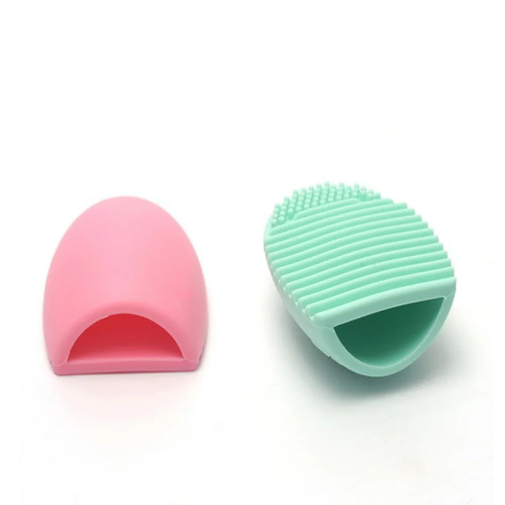 

1PC Silicone Fashion Shape Egg Cleaning Glove Makeup Washing Brush Scrubber Tool Cleaners Cleaning Brush