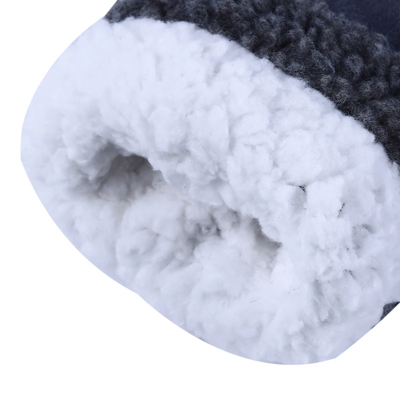 Зимние длинные шерстяные перчатки без пальцев горячий цвет можно настроить