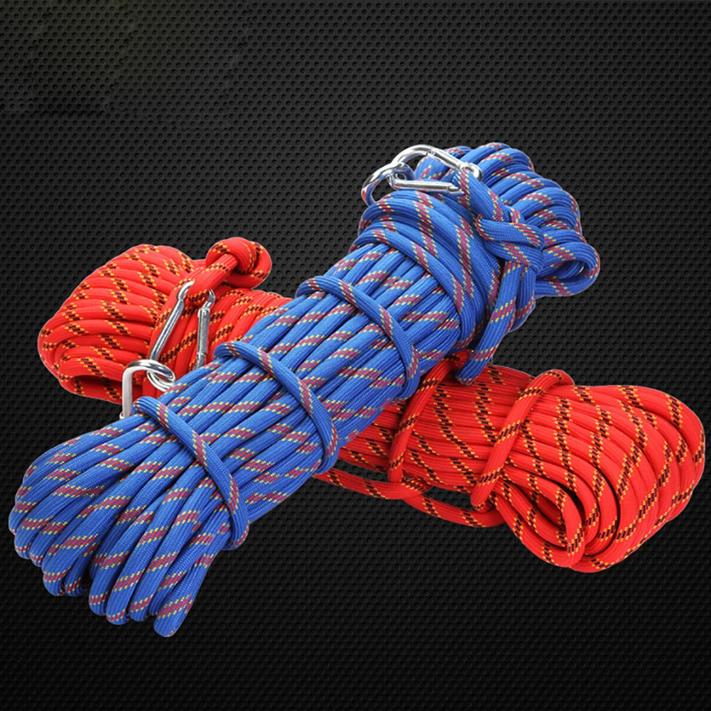 rock outdoor sports survival with hook high strength string climbing rope equipment wear resistant caving safety durable free global shipping