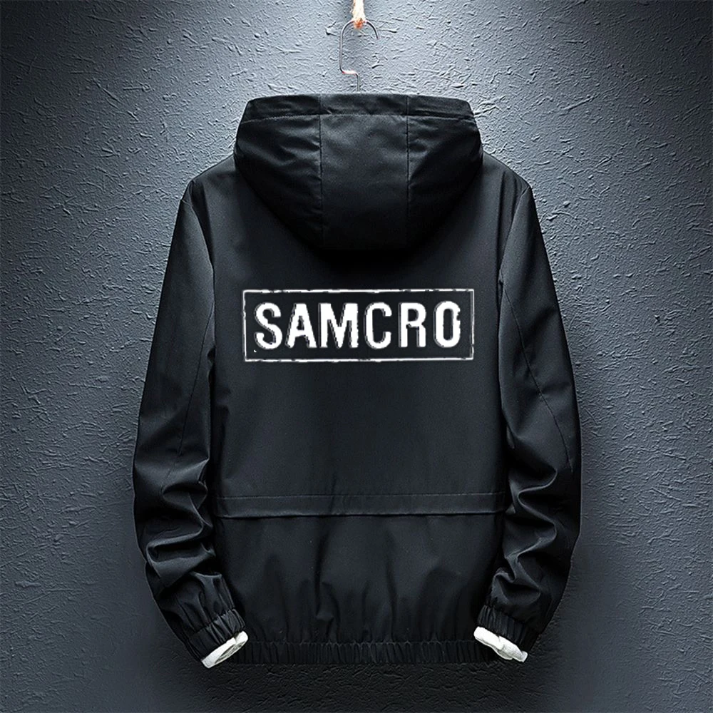 Летняя Мужская ветрозащитная водонепроницаемая куртка Sons Of анархии