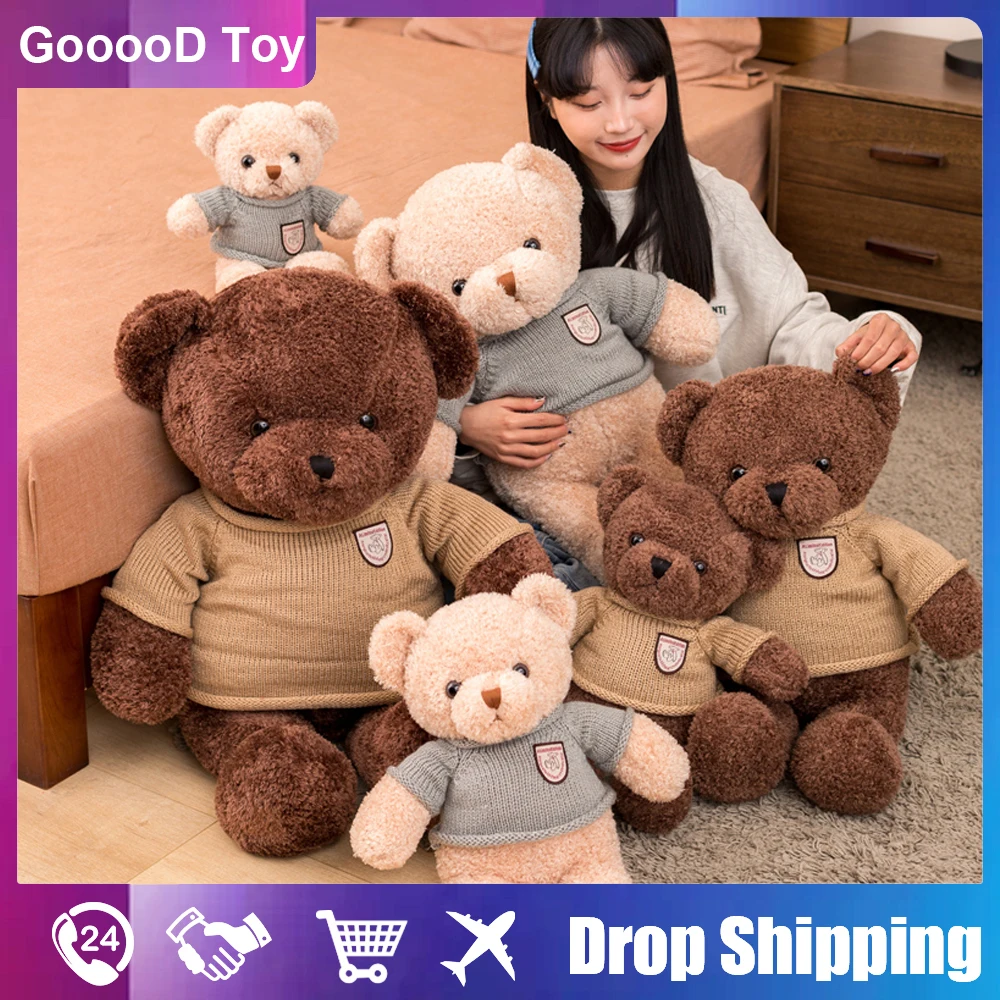 

100Cm Kawaii Stuffed Toys Teddy Bear Plush Dolls Lovely Pillow Room Decor Girlfriend Birthday Gift Kid Soft Animal Plushie Toy