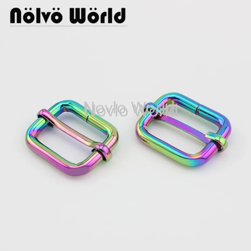 Мир Nolvo 5 20 100 шт 20*19 мм 3/4 &quot 26*19 1&quot переливчатая Радуга пряжки металлический