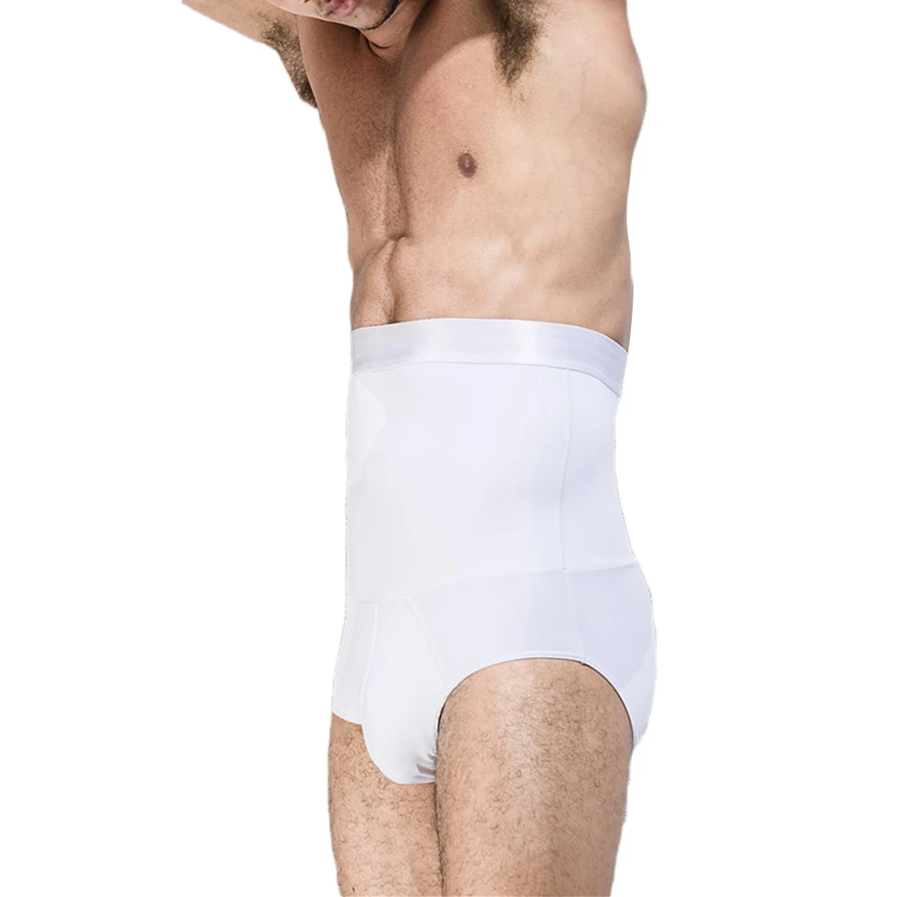 Мужские трусы боксеры с завышенной талией для похудения майка облегающая