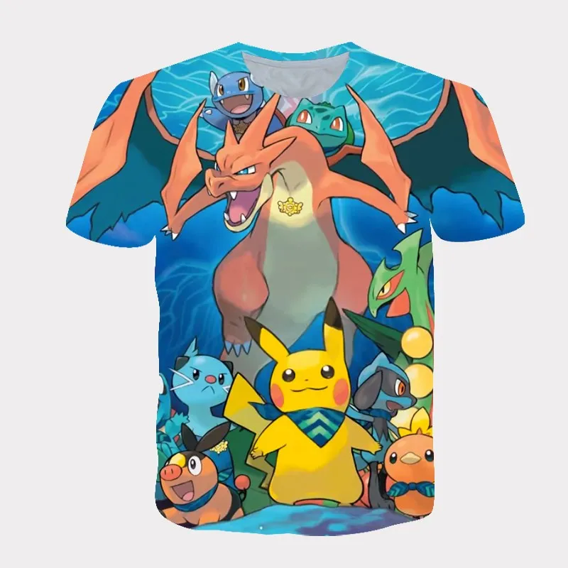 

Boys Oversized T-Shirt 2021 Summer Boys/Girls Anime 3D Printed O Neck Short Sleeve Costume Funny Harajuku Casual Children's Tops