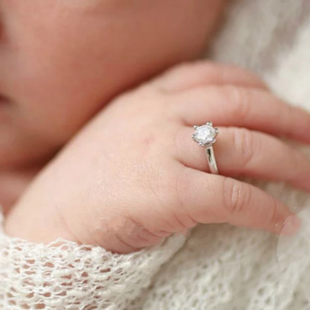 Rose Gold Newborn Baby Bracelet - Newborn Jewelry For Girl