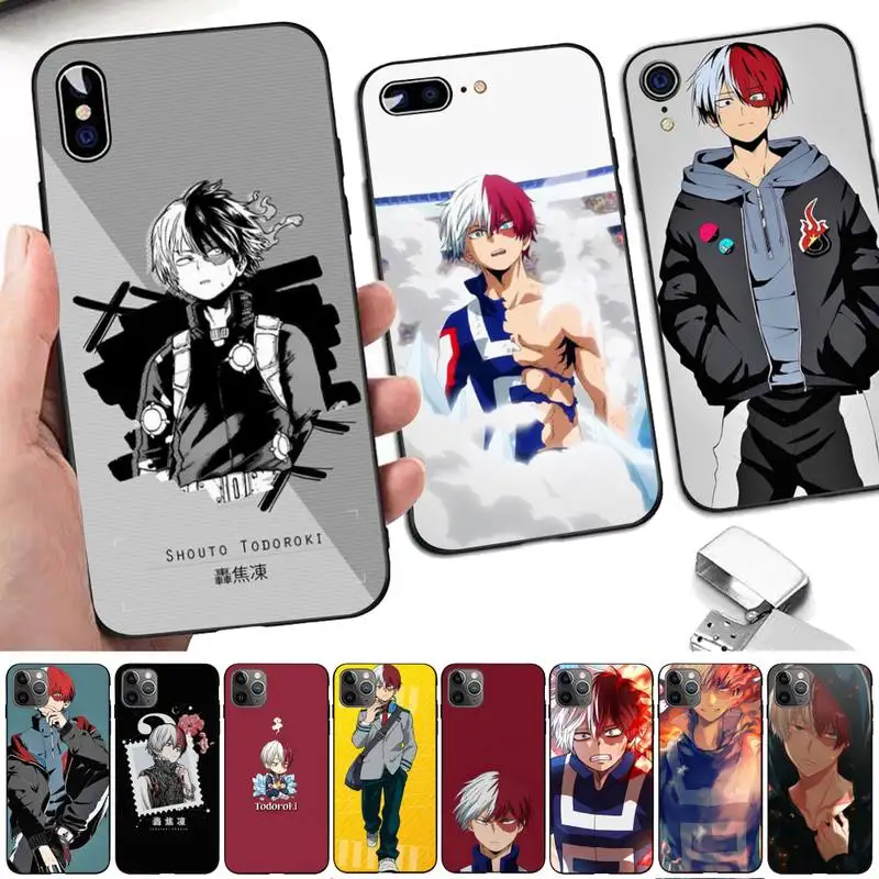 Чехол для телефона LVTLV Shoto Todoroki Boku iPhone 8 7 6 6S Plus X 5S SE 2020 XR 11 12 pro XS MAX|Бамперы| |