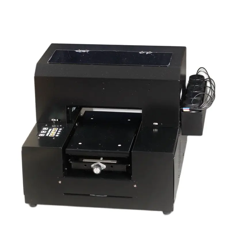 

2021 uv printer A4 UV Printer with Touch screen &White ink circulation system for bottle pen phone case t shirt Acrylic Wood