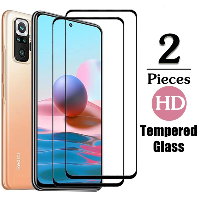 

2Pcs Tempered Glass For Xiaomi Redmi Note 9 10 Pro Max 9t 9s 10s Safety Glass Screen Protectors For Xiamoi Redmi 9 9A Film Glass
