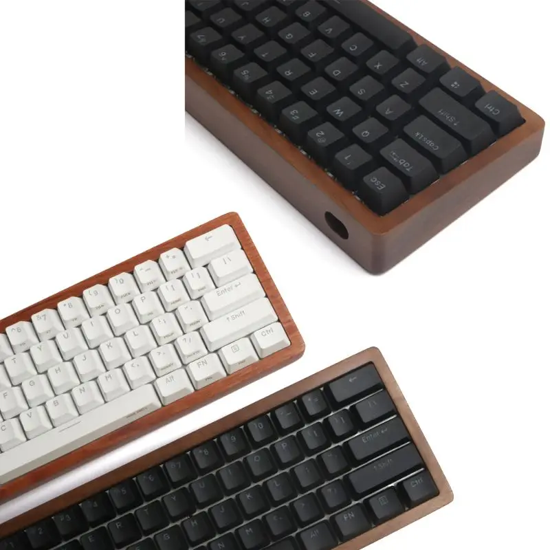 

Solid Wooden Case Customized Shell Base Rosewood Walnut Wood For ANNE PRO2 Mechanical Gaming Keyboard