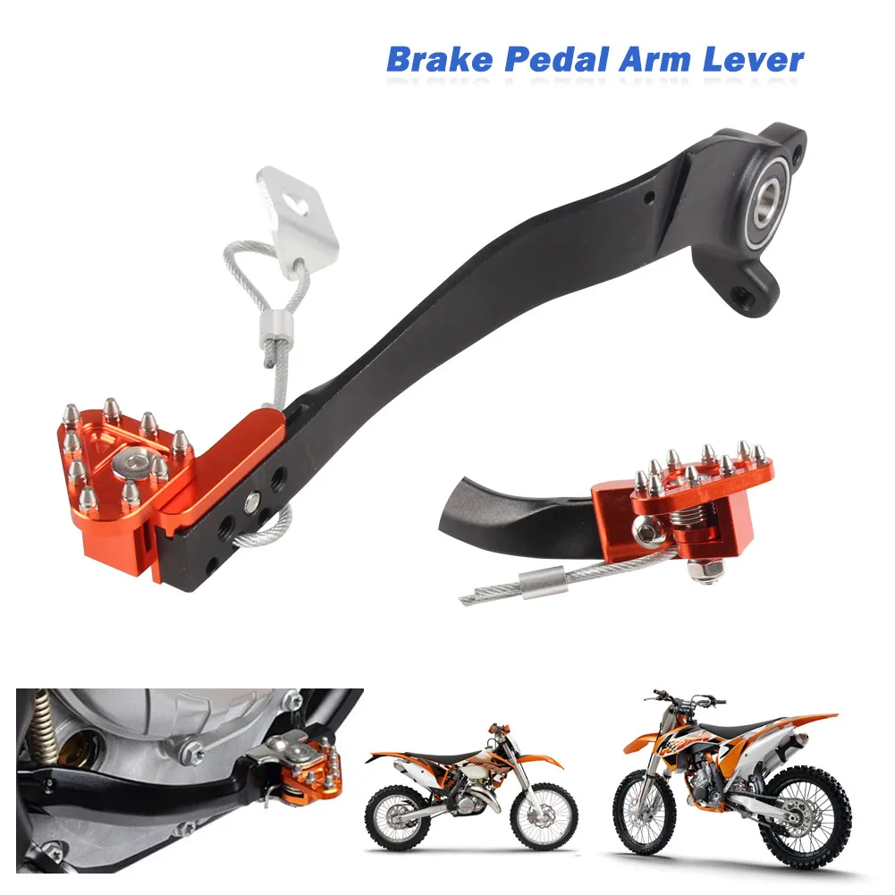 

New Foot Brake Pedal Lever For KTM EXC 125 2012-2016 EXC125 SIX DAYS 2012 2013 2014 2015 2016 Motorcycle CNC Machined Accessorie