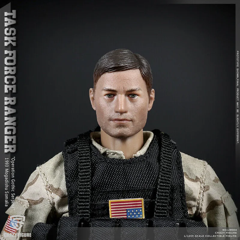 Crazy Рисунок 1/12th LW004 за каждый войны является истина целевой Ranger 1993 Сомали Стрелец рисунок полный набор Рисунок