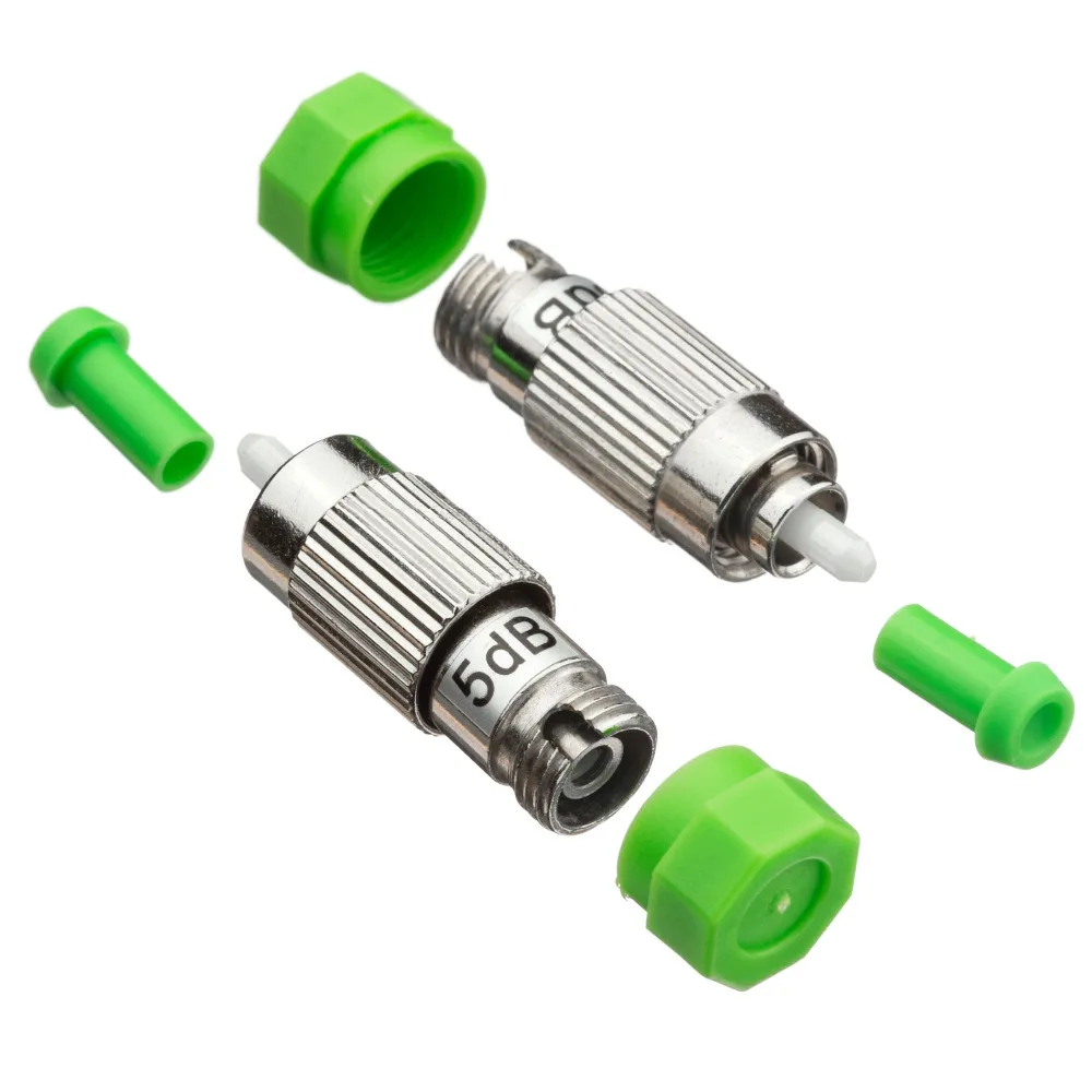 5PCS/bag FC APC female to male 5dB fiber optic Attenuator FC APC female male Fiber Optic Attenuator Adapter