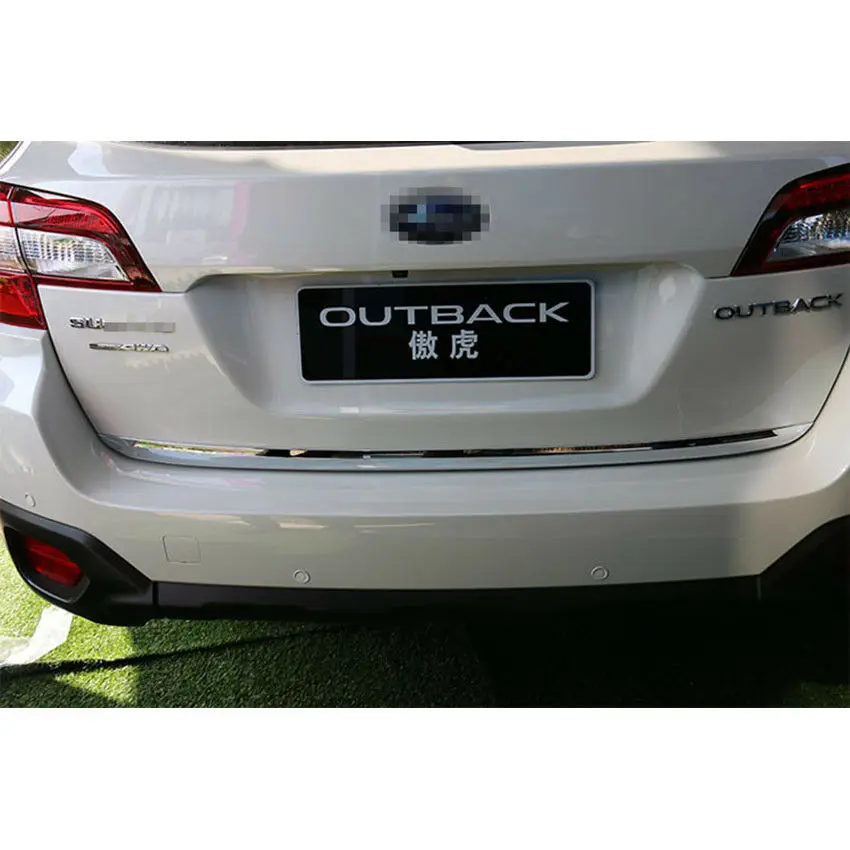 

Fit Subaru Outback 2015 2016 2017 ABS Chrome Rear Trunk Lid molding trim