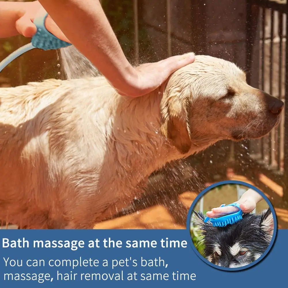 

Pet Bathing Tool Comfortable Massager Shower Tool Cleaning Washing Bath Sprayers Multi-functional Tap Faucet Spray Drains Strain