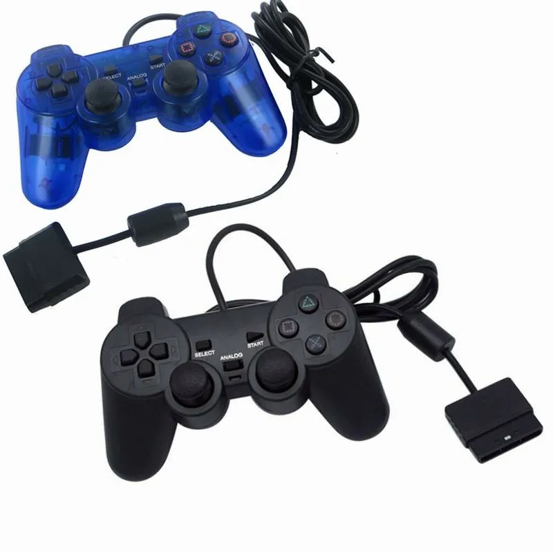 FOR PS2 PlayStation Wired Replacement Controller For PS1 Sony Playstation 2 Gift Child | Электроника