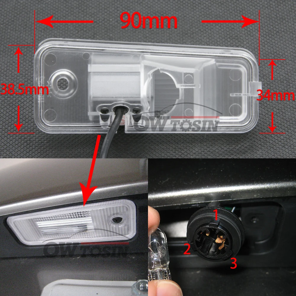 Камера заднего вида для Hyundai Santa Fe(DM) 2013 ~ 2016 ix35 2017 2018 2019|Камеры авто| |