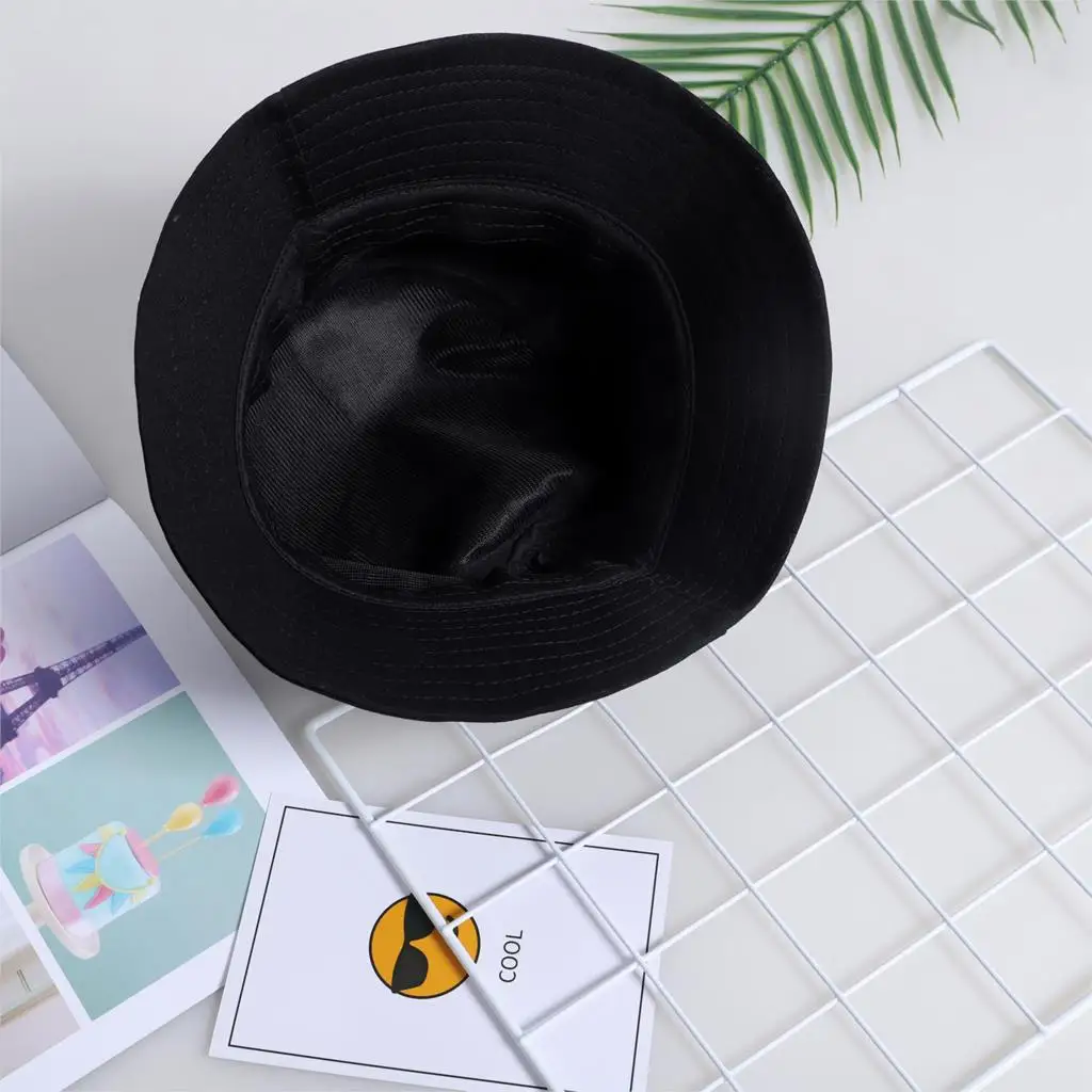 Women Outdoor Summer Foldable Bucket Hats Men Butterfly Print Hat Sunscreen Fishing Fisherman Flat Beach Sun Cap | Аксессуары для