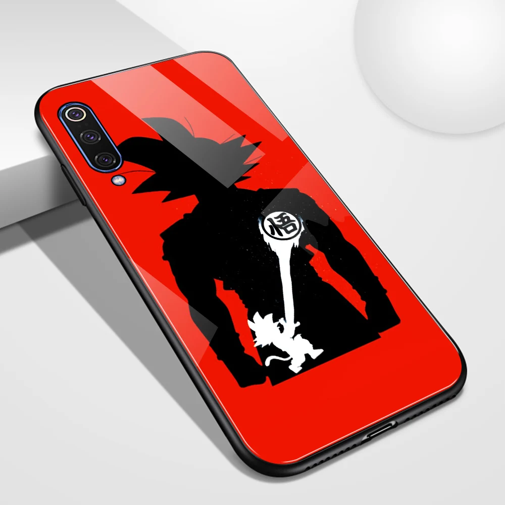 Аниме чехол для redmi K20 pro стеклянная задняя крышка goku note 7 Чехол Xiaomi mi 5 5S 6 6x Note Max 3 play