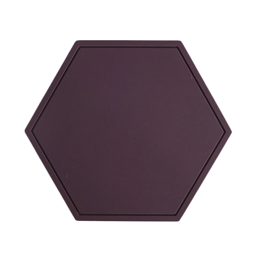 Нескользящий шестигранный силиконовый коврик для обеденного стола термостойкие