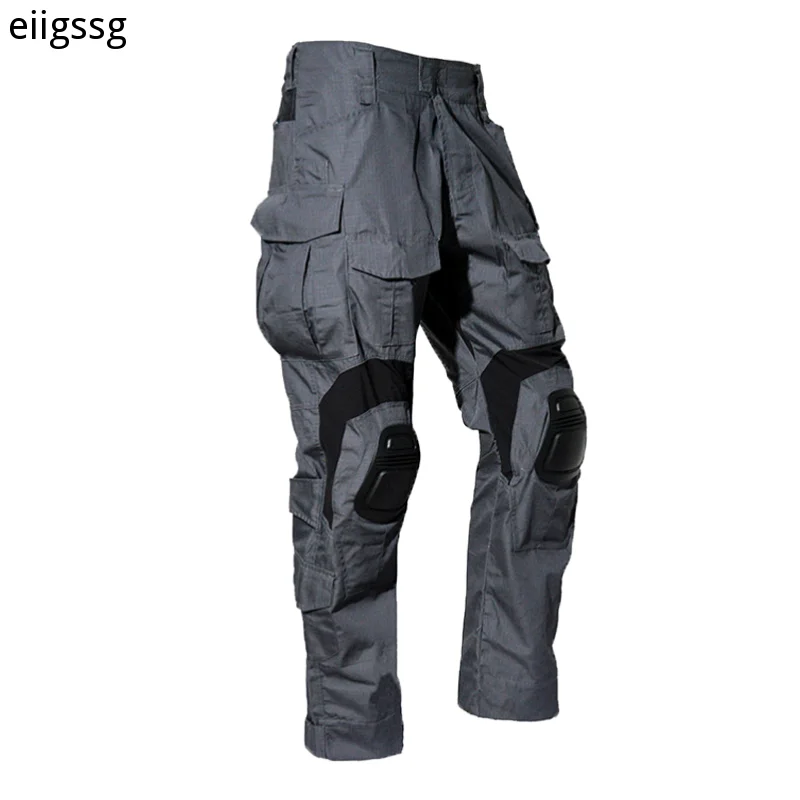 Tactical Camouflage Military US Army Cargo Pants Work Clothing Combat Uniform Paintball Multi Pockets Airsoft Clothes Knee Pads military tactical army uniform with knee pads jacket pants suit clothing camouflage sets outdoor hunting combat airsoft uniform