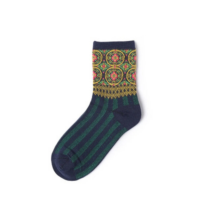 Новинка осень и зима серия масляной живописи мужские женские пары носки западная