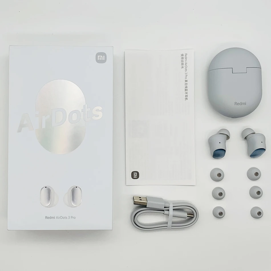 300₽ APP Kод : 4DEAL003，TWS наушники Xiaomi Redmi AirDots 3 Pro беспроводная гарнитура с Bluetooth 5 2