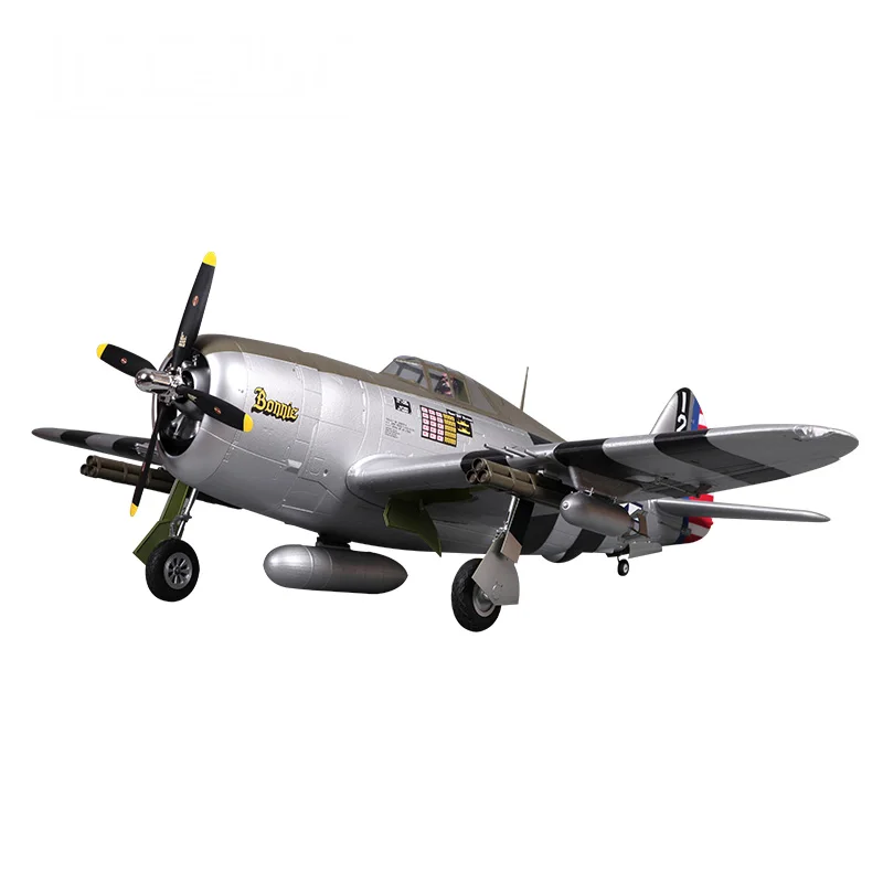 FMS 1500 мм P 47 Вторую мировую войну как настоящий лазерной обрезки модели самолета с