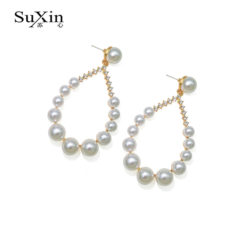 2019 новые винтажные пресноводные жемчужины неправильной формы Висячие серьги для