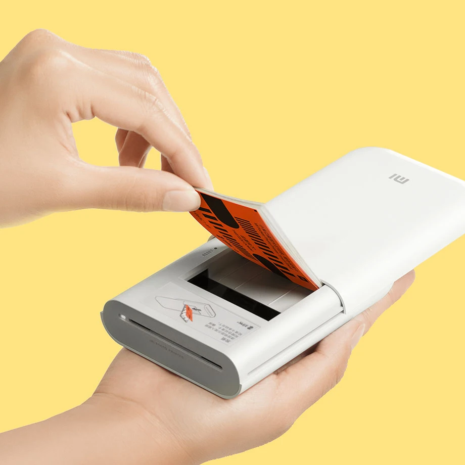 Xiaomi mijia AR принтер 300 точек/дюйм портативный фото мини карманный с DIY поделиться 500