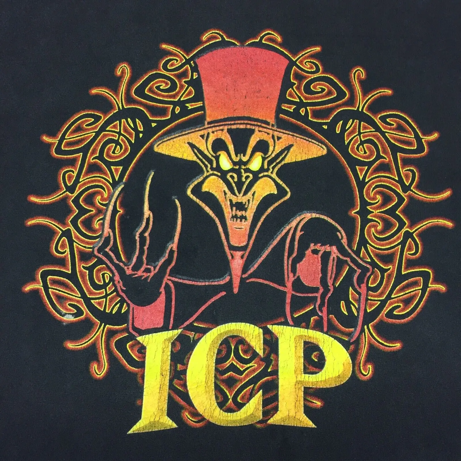 Безумный клоун Поссе рэп большой призрак 2 сторонняя футболка Juggalo из