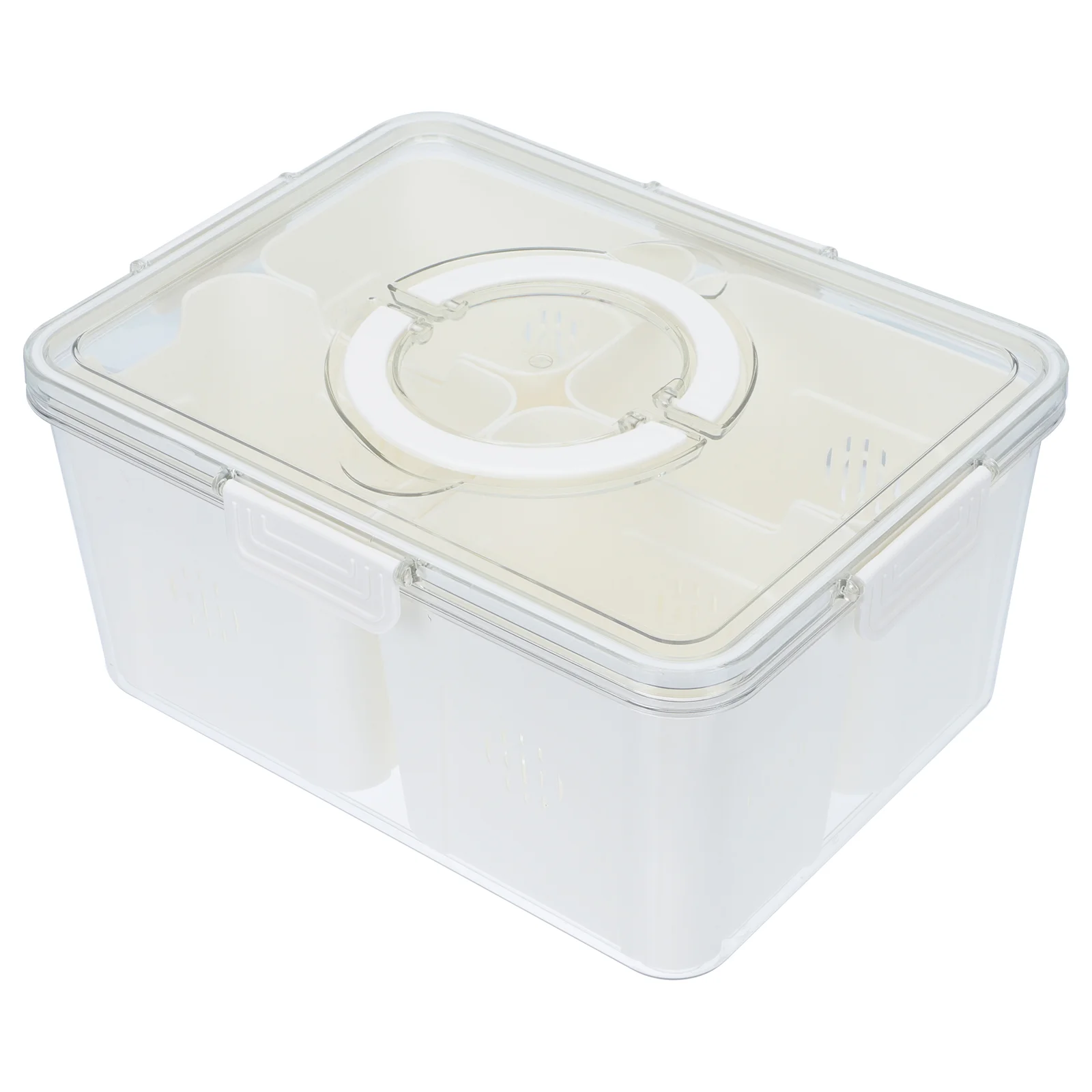 

1PC Fruit Vegetable Storage Box Fridge Kitchen Use Storage Box Seasoning Case