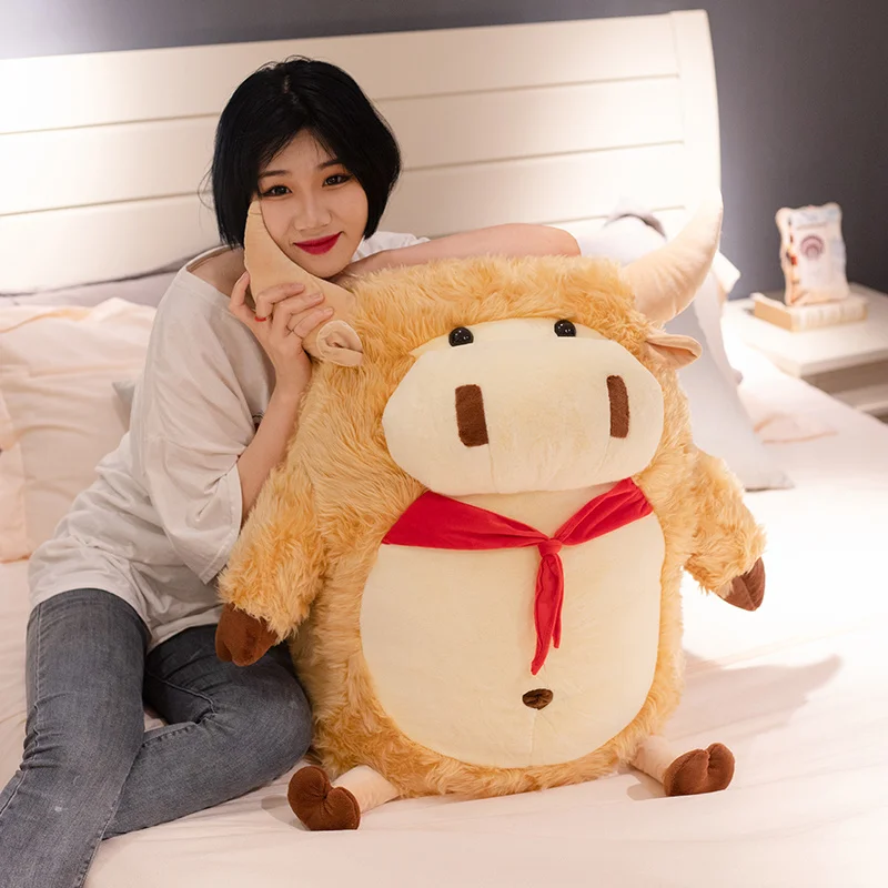 

Cute cartoon anime Q version cow plush toy stuffed animals devil doll pillow juguetes nios pluszaki home decor holiday gift