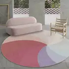 Alfombra Salon Nordic INS современный простой круглый коврик для прикроватной тумбочки гостиной спальни подвесная Корзина Подушка поворотный стул украшение для дома