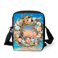happy mothers day gift lunchbox bag with cartoon sea conch print wish to dear mother insulated food keep warm shoulder bags