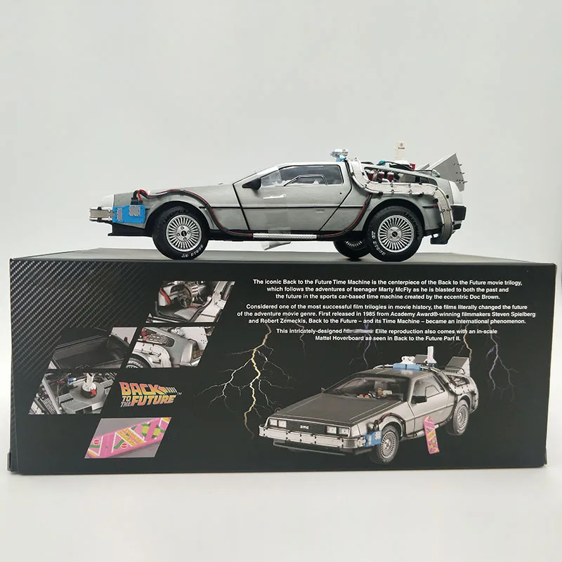 Back To The Future Diecast 1/18 литьем под давлением из сплава в виде металлического часть 3